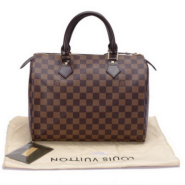Louis Vuitton Damier Ebene Canvas Speedy 30 N41531 Louis Vuitton Damier Ebene Canvas Speedy 30 N41531
